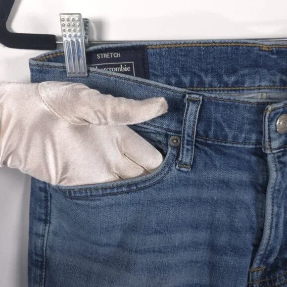 Abercrombie & Fitch STRETCH LANGDON SKINNY Jeans 29W 30L - Picture 10 of 13